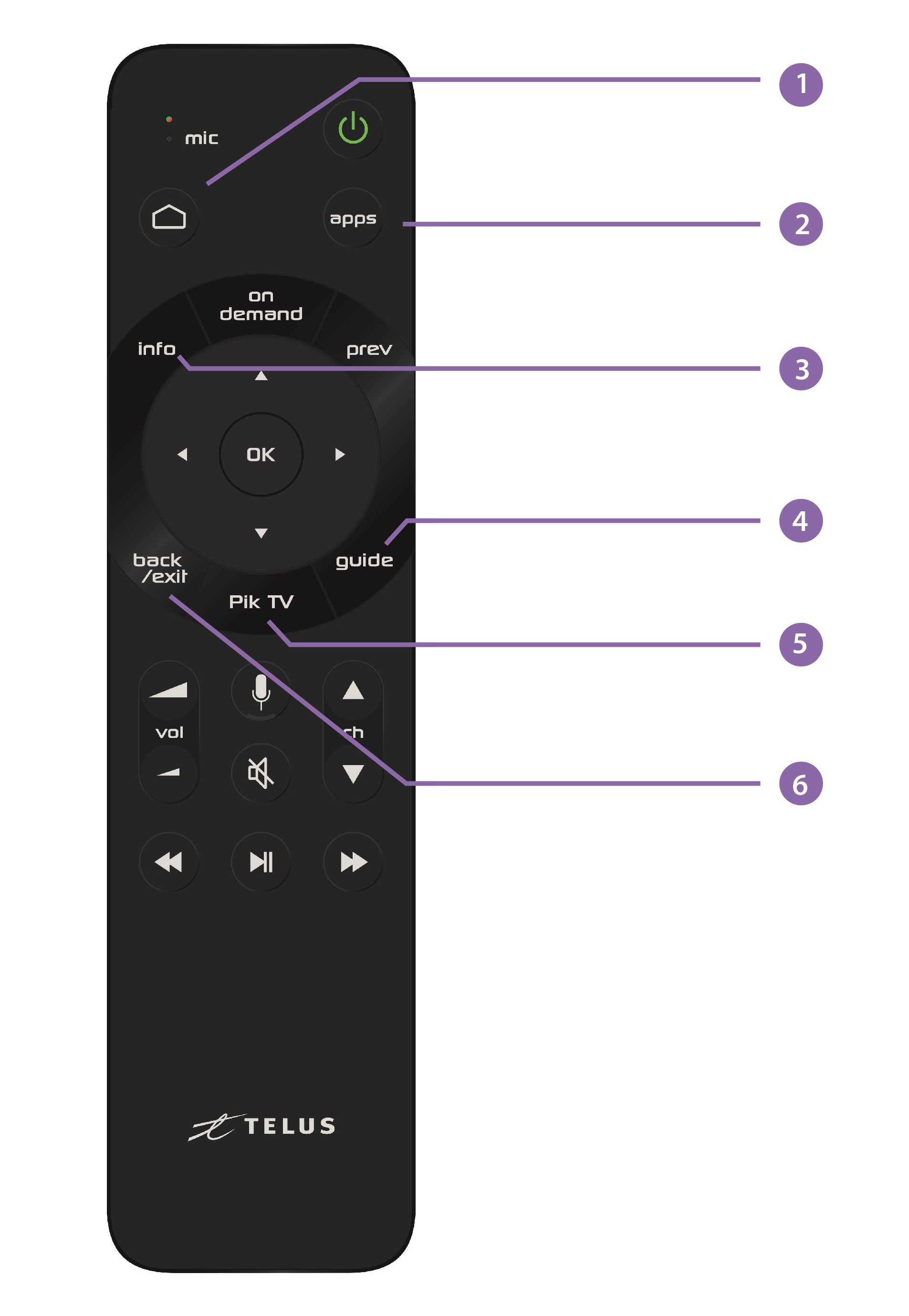 Pik Tv Remote Support 5807