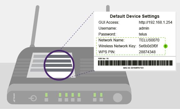 wifi modem generate passwords for android