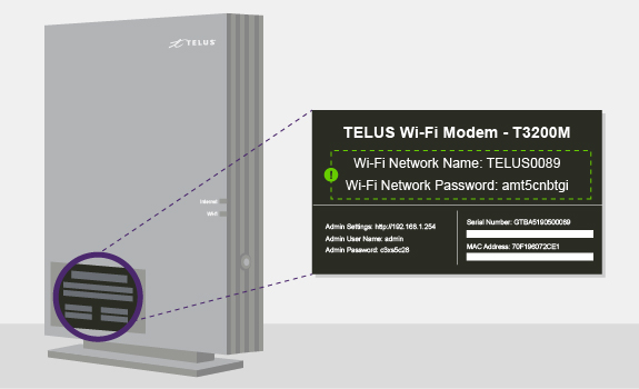 Retrieve Your Wi Fi Password T3200m Support 1135