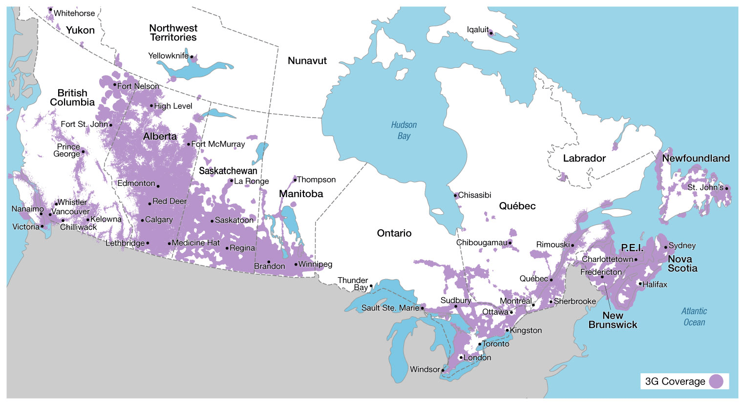 enTouch Wireless network cell coverage map lifeline coverage